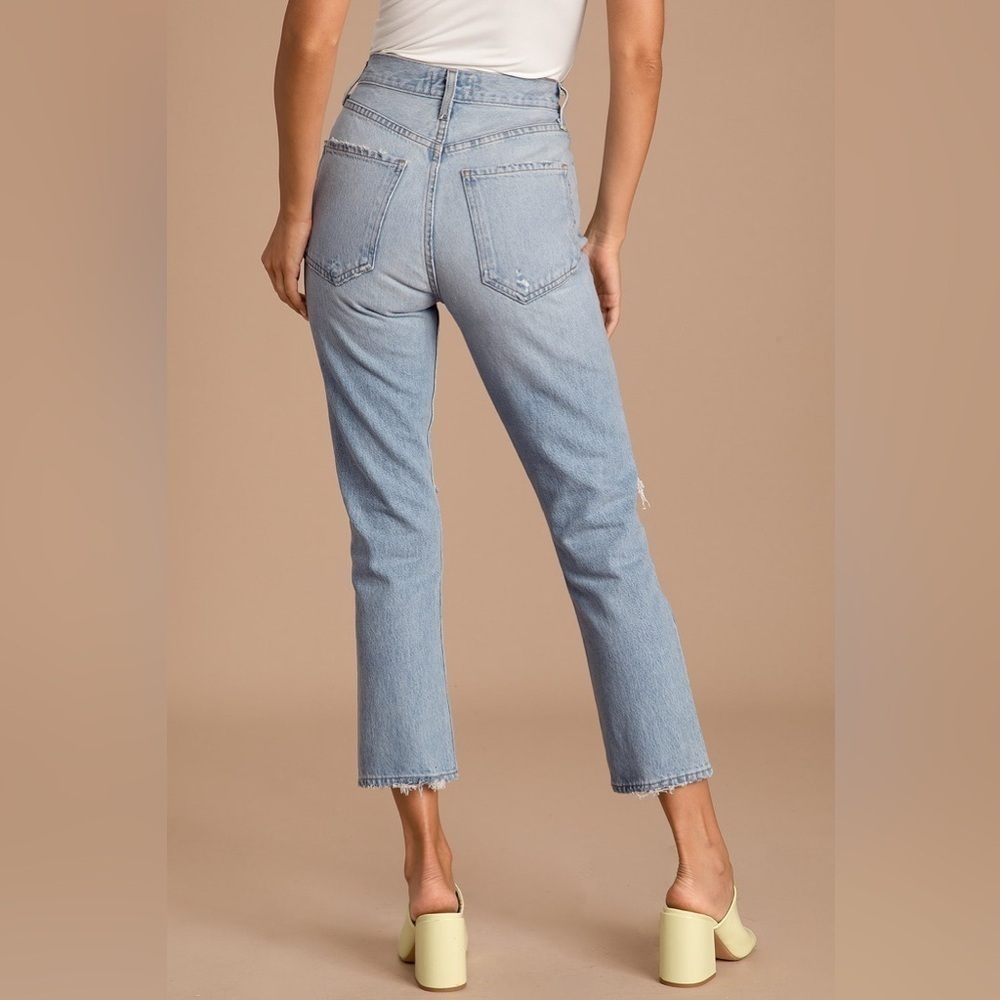 Agolde Riley High Rise Straight Leg Jeans- Size 26 - Picture 3 of 14
